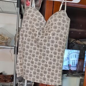 LEI Brown Patterned Camisole Top